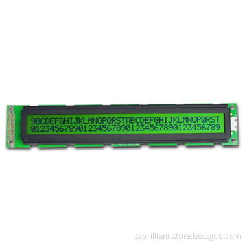 Dot-matrix LCD Module with 40 Characters x 2 Lines Serial Interface, Wide Temperature, Backlight